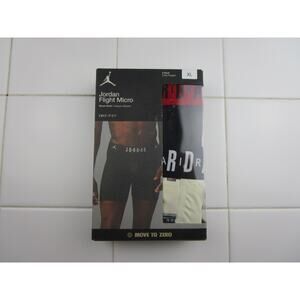 Jordan Flight Micro Boxer Briefs Printed Logo JM0671-782 Men's XL Underwear